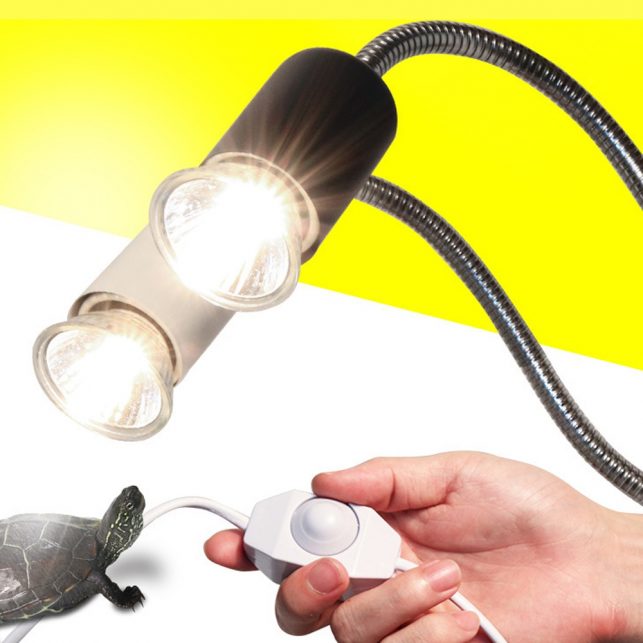 Reptile Lamp Set UVA+UVB 3.0 Lamp Clip-on Bulb Lamp Holder Thermometer Hygrometer Turtle Tortoises Basking Lamp Heat light Kit