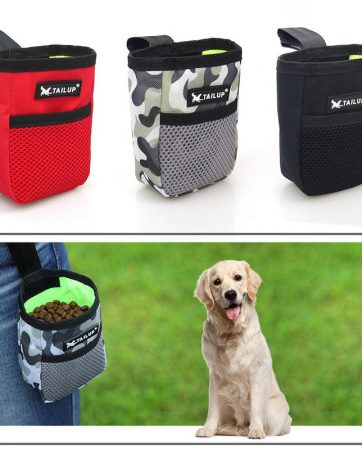 Mini Outdoor Portable Training Dog Snack Bag Pet Supplies Strong Wear Resistance Large Capacity Puppy Snack Reward Waist Bag