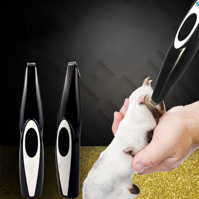 2019 New Dog Hair Trimmer USB Rechargeable Professional Pets Hair Trimmer for Dogs Cats Pet Hair Clipper Grooming Kit US Stock