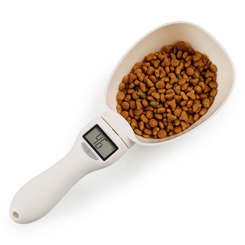 800g/1g-Pet-Food-Scale-Cup-For-Dog-Cat-Feeding-Bowl-Kitchen-Scale-Spoon-Measuring-Scoop-Cup-Portable-With-Led-Display 800g/1g Pet Food Scale Cup For Dog Cat Feeding Bowl Kitchen Scale Spoon Measuring Scoop Cup Portable With Led Display