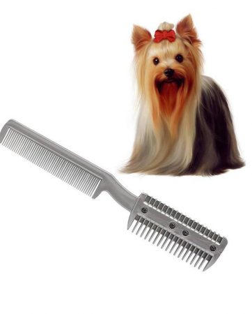 Dogs Cats Double-Headed Blade Hair Removal Comb Pet Cleaning Beauty Thinning Tool Puppy Hair Removal Brush Pet Grooming Tool