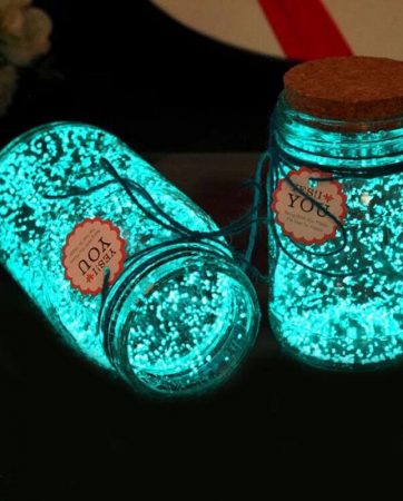 Fish Tank Noctilucent Sand Night Luminous Dark Bright Glow Fluorescent Particles Aquarium Fish Tank Decoration