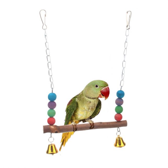 PipiFren Parrots Toys And Bird Accessories For Pet Toy Swing Stand Budgie Parakeet Cage African Grey vogel speelgoed parkiet